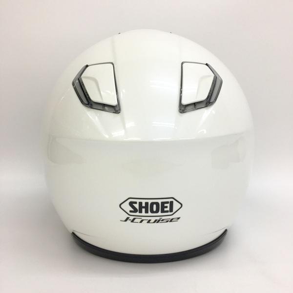 SHOEI J-Cruise ジェットヘルメット 外装美品 内装洗濯 除菌消臭済 インナーバイザー装備 オートバイ XLサイズ ホワイト ショウエイ バイク用品 N18163H●｜sunstep｜05