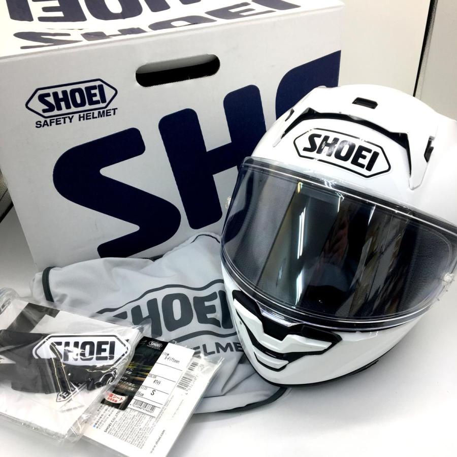 SHOEI X-15 美品 ホワイト ヘルメット フルフェイス 除菌消臭済 