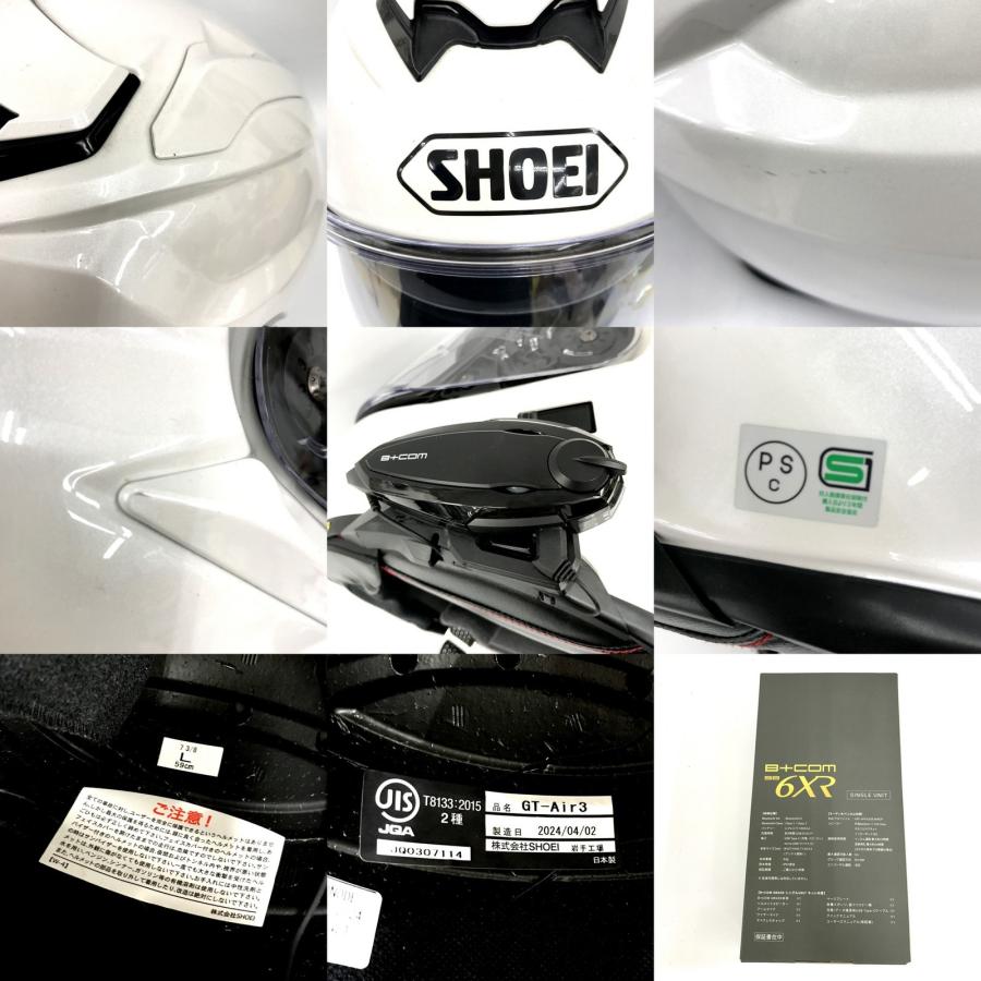 SHOEI ショウエイ GT-Air3 ルミナスホワイト Lサイズ フルフェイス