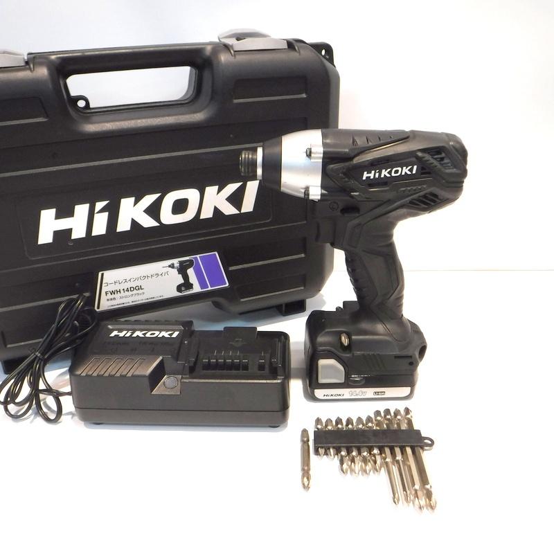 HiKOKI ハイコーキ コードレスインパクトドライバ FWH14DGL 充電 HiKOKI ハイコーキ コードレスインパクトドライバ FWH14DGL 充電