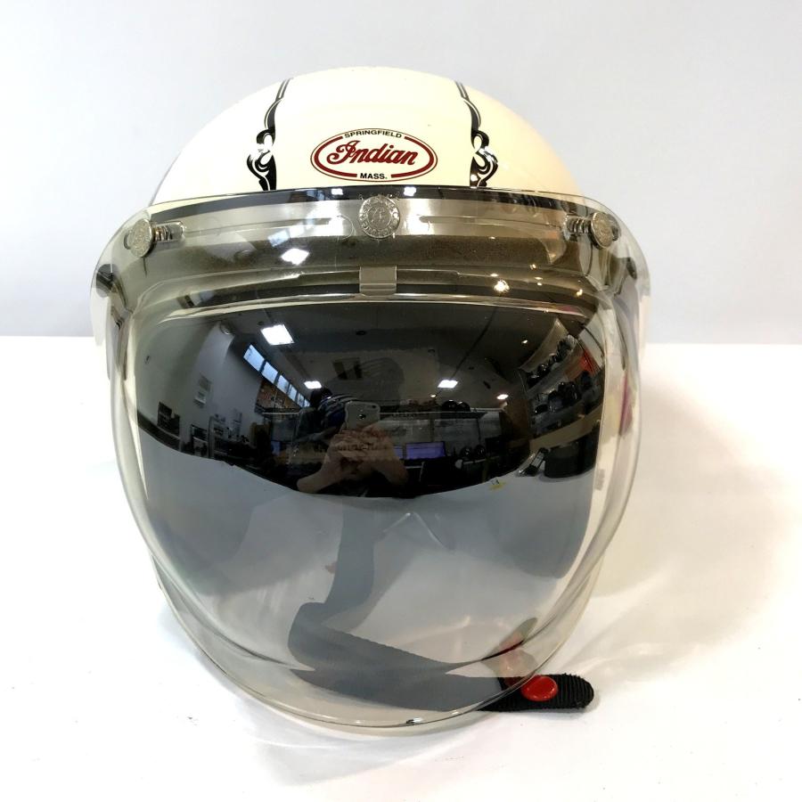 値下げしました　Indian ジェットヘルメット アイボリー INDIAN MOTOCYCLE インディアンモーターサイクル OIM-009 アイボリー