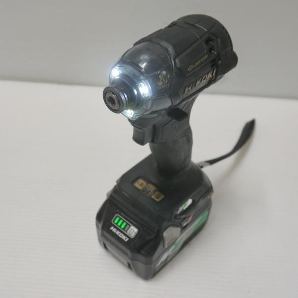 HiKOKI ハイコーキ 36V コードレスインパクトドライバ WH36DC 特別限定色 ブラック&ゴールド バッテリー1個付き ≡DT6279 | HiKOKI | 04