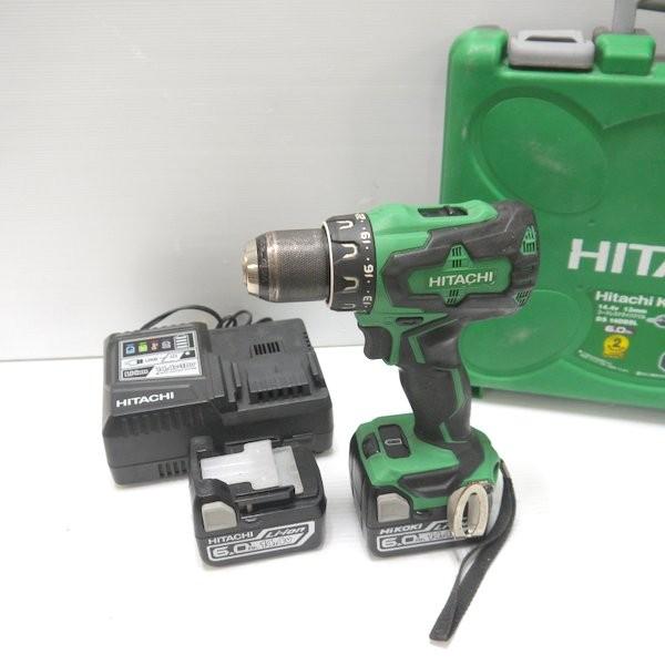 日立工機 14.4V コードレスドライバドリル DS14DBSL 2LYPK 13mm 充電式 