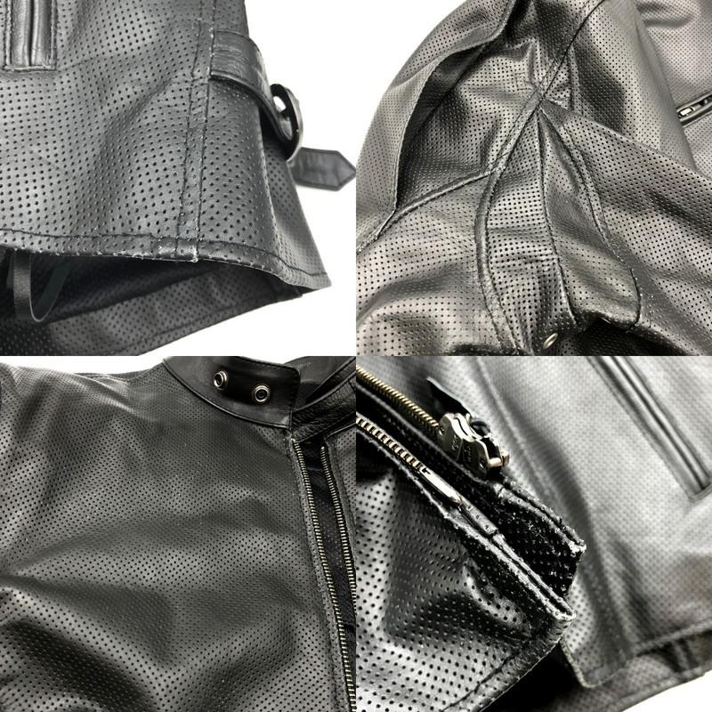 Liugoo Leathers リューグーレザーズ メッシュレザ−シングル