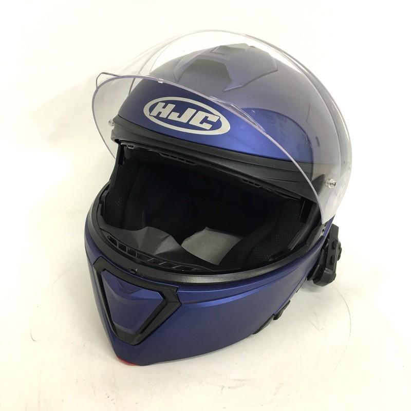 HJC i90 システムヘルメット 除菌消臭済 セミフラットメタリックブルー 
