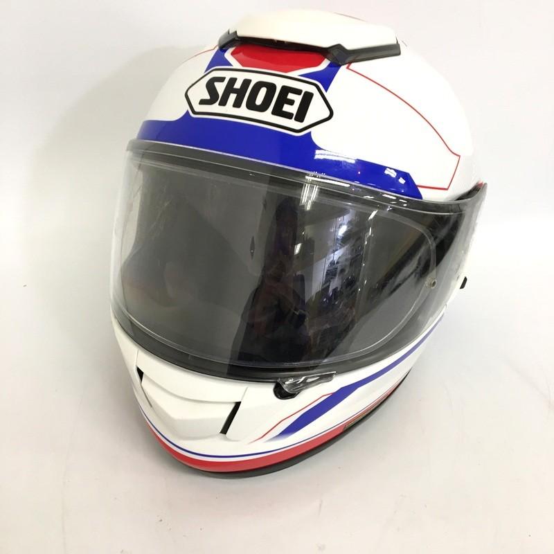 SHOEI GT-Air JOURNEY フルフェイスヘルメット 内装洗濯済 ブルー レッド Mサイズ オートバイ ツーリング ライディング バイク用品 ショウエイ ◇TA2192 | GT-Air