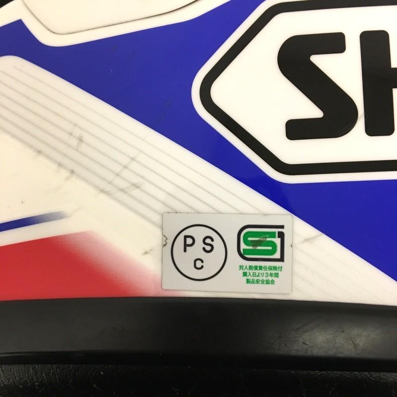 SHOEI GT-Air JOURNEY フルフェイスヘルメット 内装洗濯済 ブルー レッド Mサイズ オートバイ ツーリング ライディング バイク用品 ショウエイ ◇TA2192 | GT-Air | 07