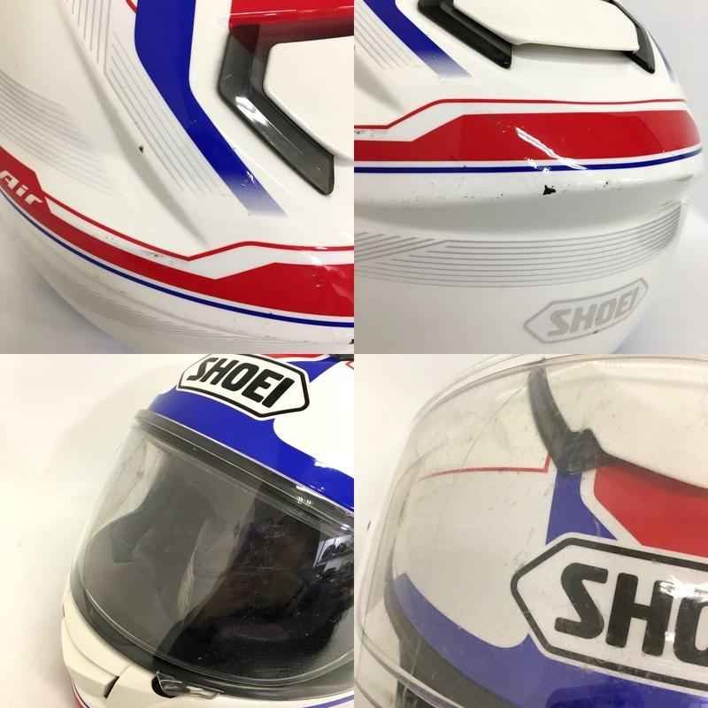 SHOEI GT-Air JOURNEY フルフェイスヘルメット 内装洗濯済 ブルー レッド Mサイズ オートバイ ツーリング ライディング バイク用品 ショウエイ ◇TA2192 | GT-Air | 09