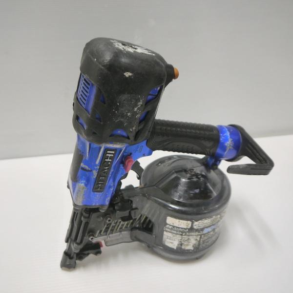 日立工機 90mm 高圧ロール釘打機 NV90HMC サテンブルー コイルネイラ エア釘打機 HITACHI ≡DT5979 | HiKOKI