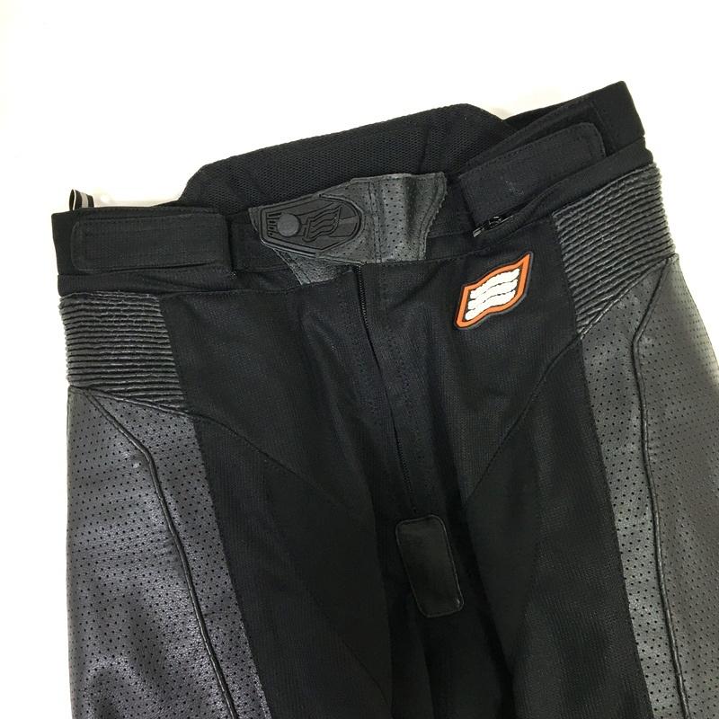 HYDO ヒョウドウ メッシュレザーパンツ バイクウェア ブラック Lサイズ