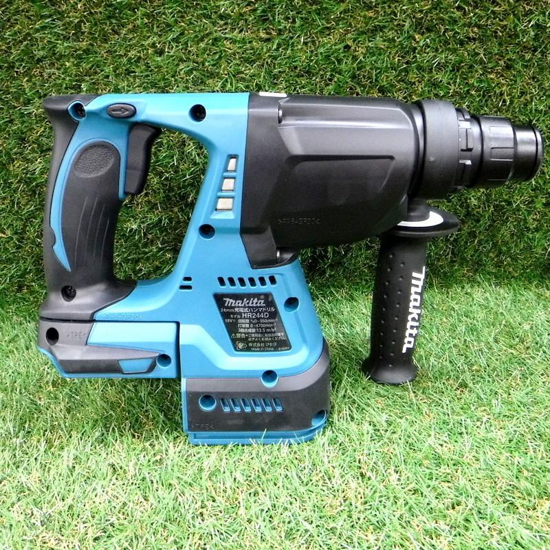 高価値 マキタ 24mm makita 充電式ハンマドリルHR244DZK(青)(ケース付