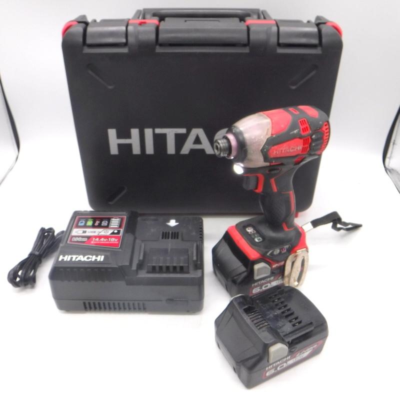 日立インパクトドライバーWH18DDL2パワフルレッド18V,6.0A