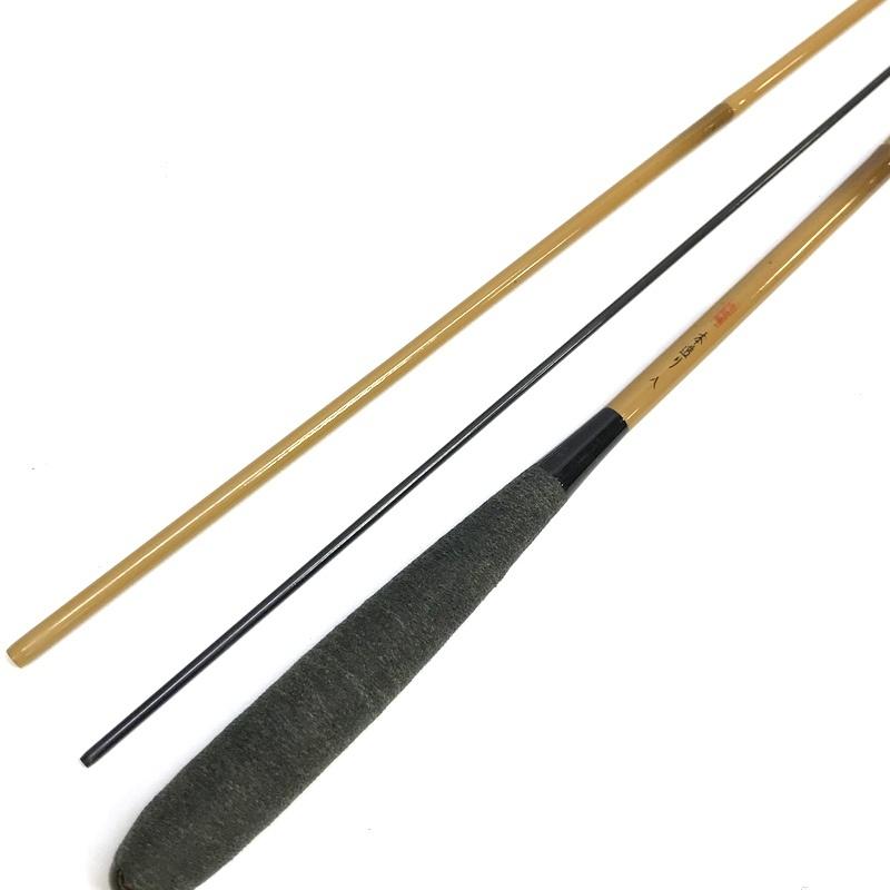 ヘラブナ竿 朱紋峰　飛造り８尺 シマノ 朱紋峰 本造り 八 8 ヘラ竿 へら竿 ヘラブナ竿 和竿 淡水