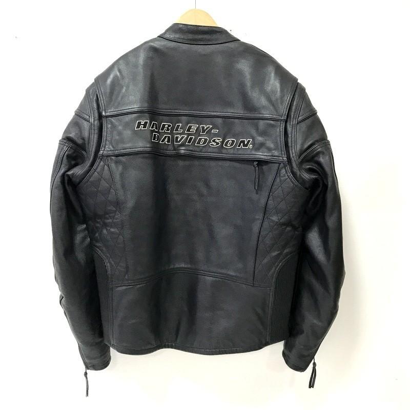 HARLEY DAVIDSONジャケット L ライナー付(97110-07VM) HARLEY DAVIDSON ハーレーダビッドソン シングルライダース レザー