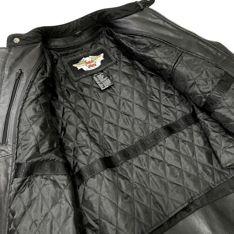 Harley-Davidson　ハーレーダビッドソン　ライダースジャケット本革 HARLEY DAVIDSON ハーレーダビッドソン シングルライダース レザー