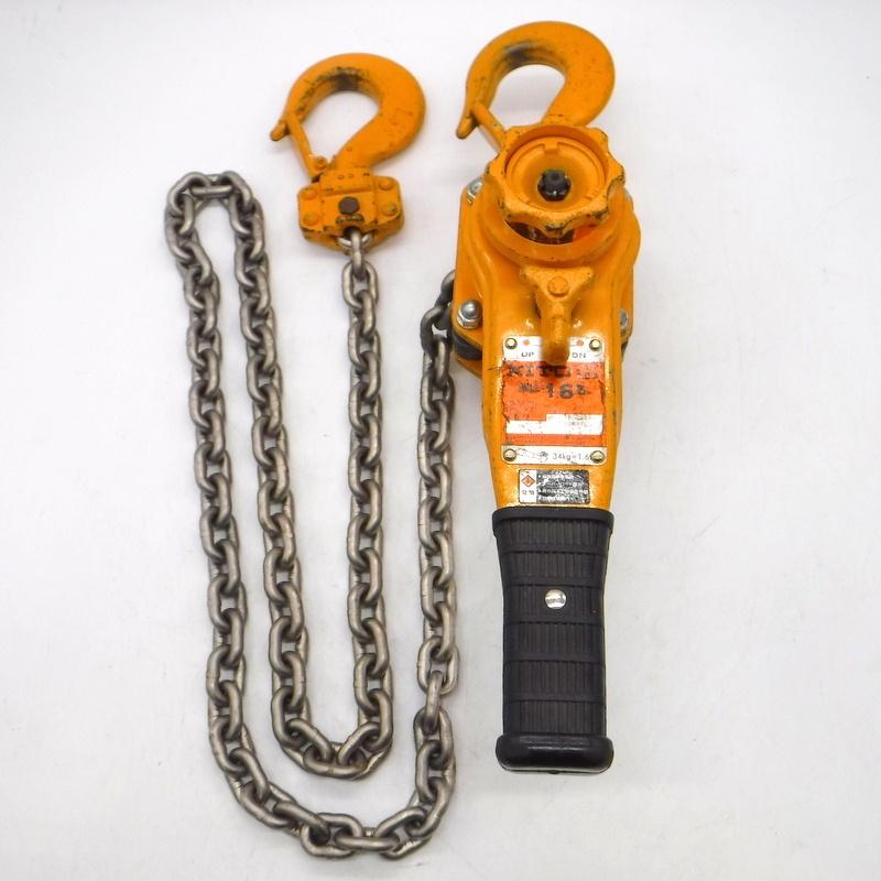 KITO レバーブロック WLL 1.6t LB016 定格荷重1.6t 標準揚程1.5m