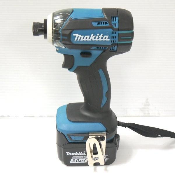 マキタ 充電式インパクトドライバ TD138DRFX 美品 14.4V 3.0Ah 青 