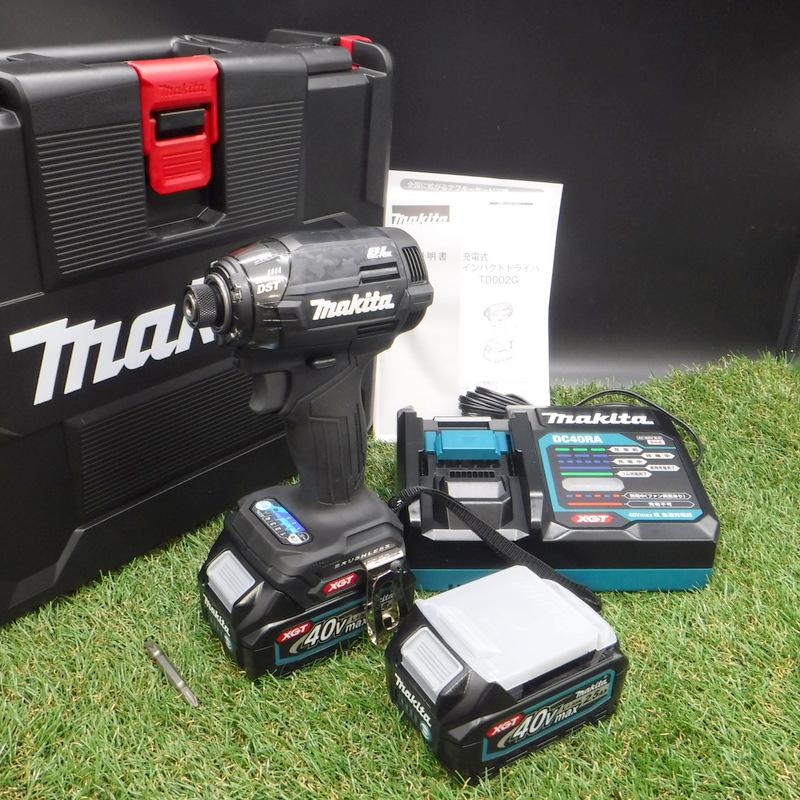 正規品送料無料 マキタ インパクトドライバ TD002GRDX B ブラック 40V