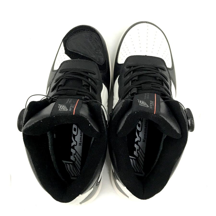 HYOD ヒョウドウ RIDE SHOES ZAFAR ホワイト/ブラック 25cm バイク