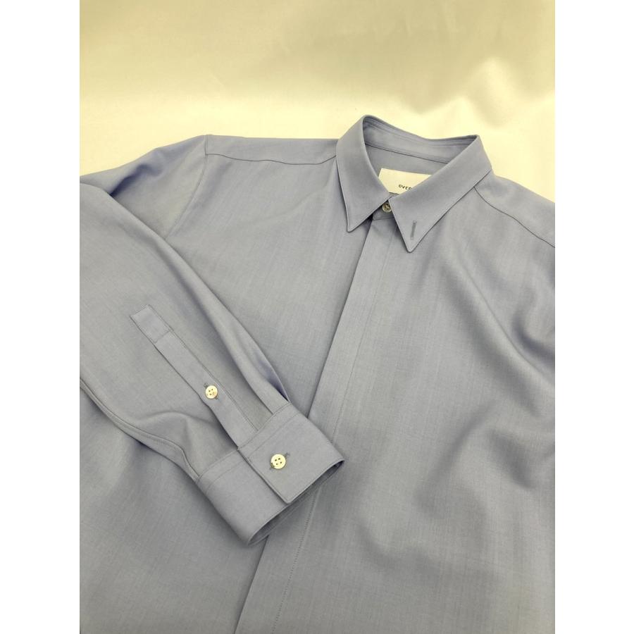 OVERCOAT オーバーコート ウールシャツ 長袖 無地 F25T01-NKWS 日本製