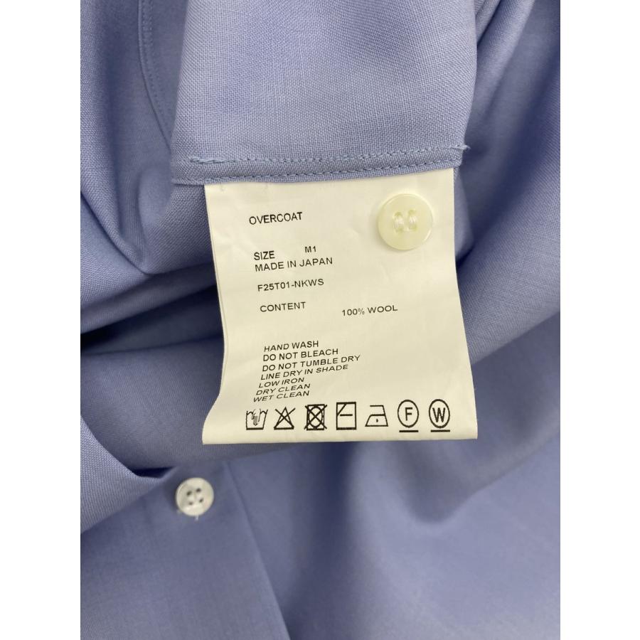 OVERCOAT オーバーコート ウールシャツ 長袖 無地 F25T01-NKWS 日本製