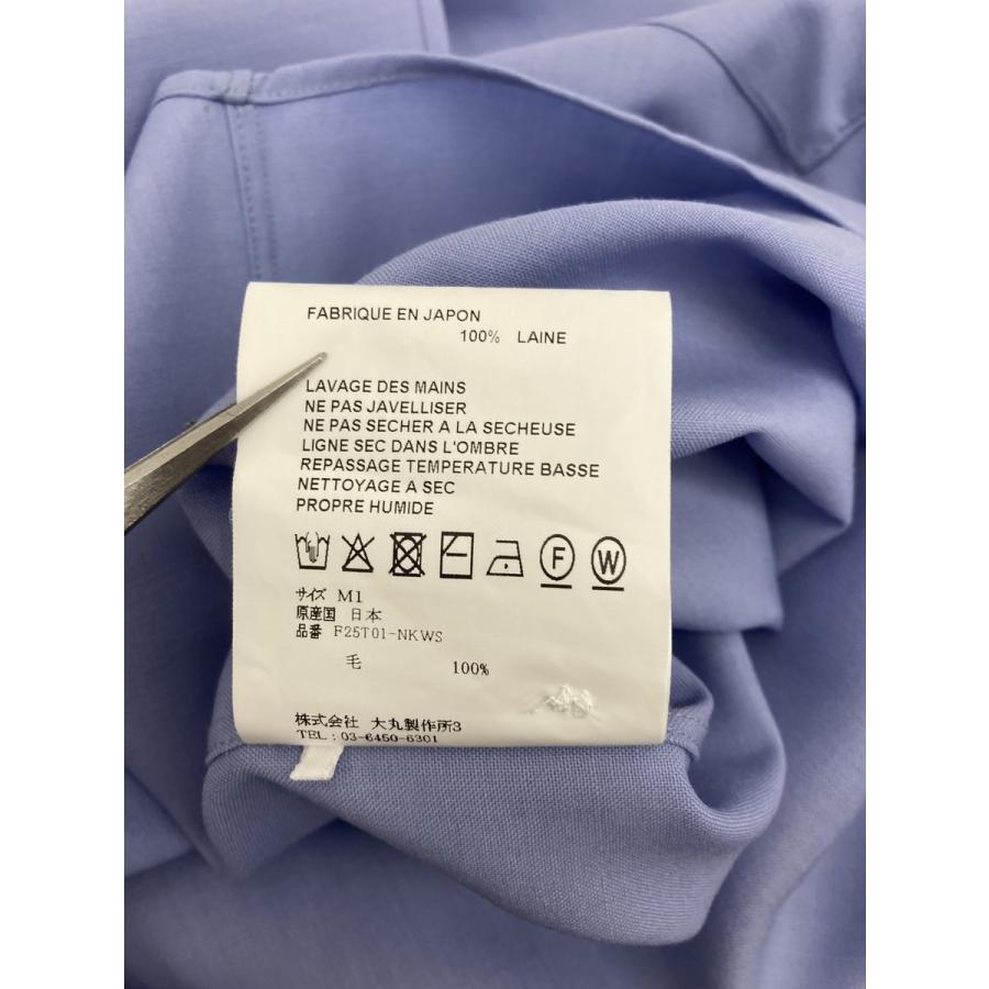 OVERCOAT オーバーコート ウールシャツ 長袖 無地 F25T01-NKWS 日本製
