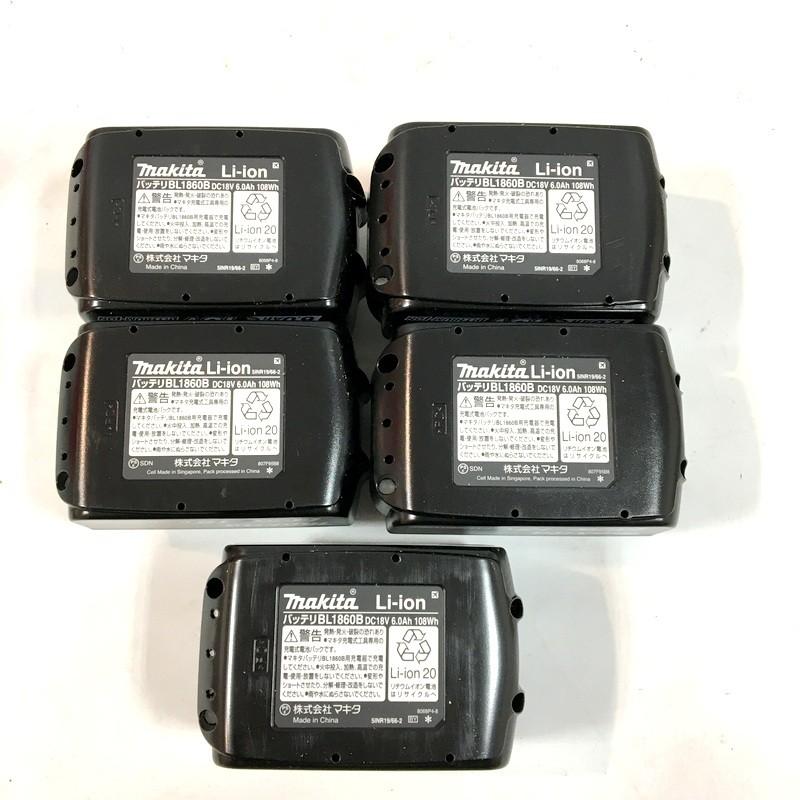 未使用 makita マキタ リチウムイオンバッテリー BL1860B A-60464 18V