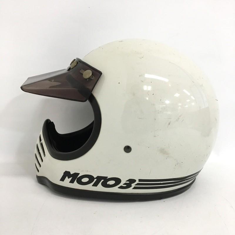 ★BELL moto3 ヴィンテージ 純正バイザー＆箱付き リペア済★ ☆BELL moto3 ヴィンテージ 純正バイザー＆箱付き リペア済☆