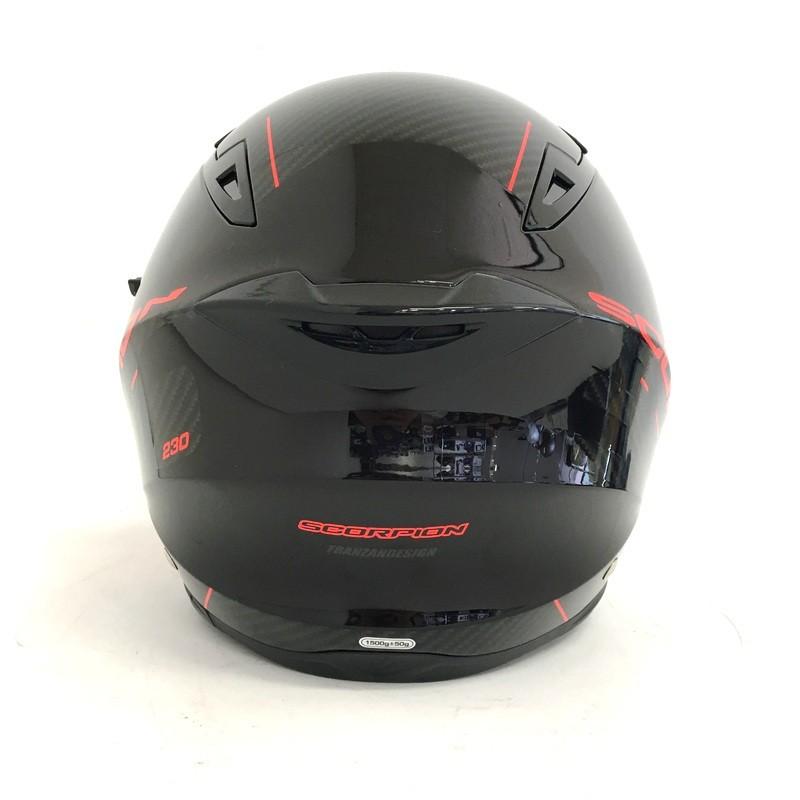 ハ*ィ様 EXO-230 XXL ブラック/レッド ジェットヘルメット SCORPION EXO-230 QR ジェットヘルメット 除菌消臭済 Lサイズ ブラック