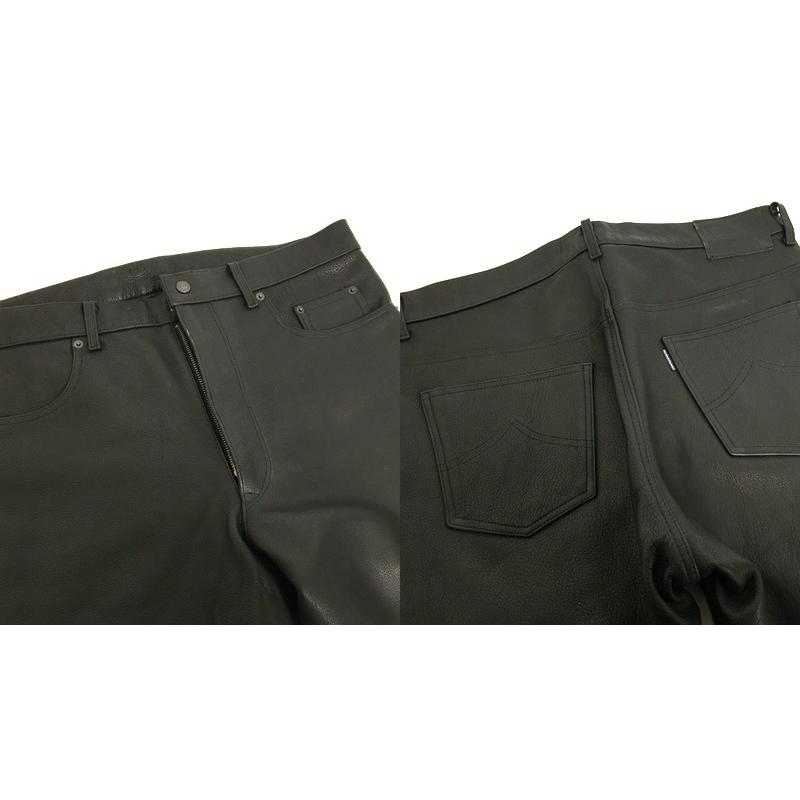 美品】クシタニバイク用レザーパンツ Lサイズブラック定価約5万円