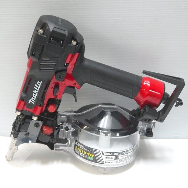 マキタ（makita） 50mm 高圧エア釘打 AN534H 赤 ほぼ未使用 エアダスタ