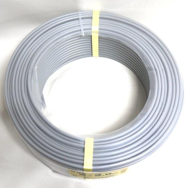 2024年3月4日製 富士電線工業 VVFケーブル 2×2.0mm 灰色 100m 2024年3月4日製 富士電線工業 VVFケーブル 2×2.0mm 灰色 100m