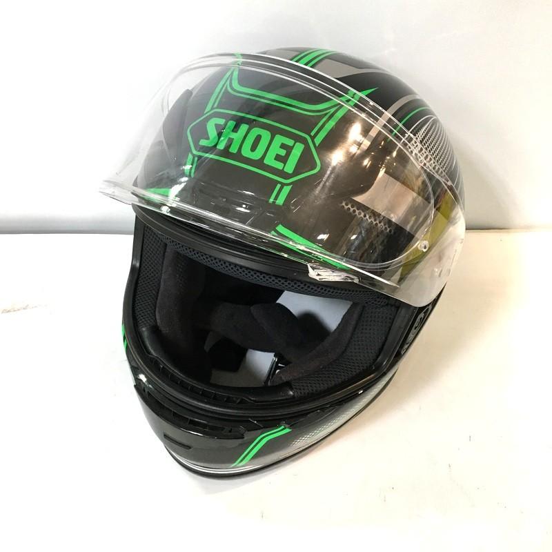 ぶ*じ様 SHOEI フルフェイスヘルメット ホワイト/ブラック/グリーン ぶ*じ様 SHOEI フルフェイスヘルメット ホワイト/ブラック/グリーン ぶ
