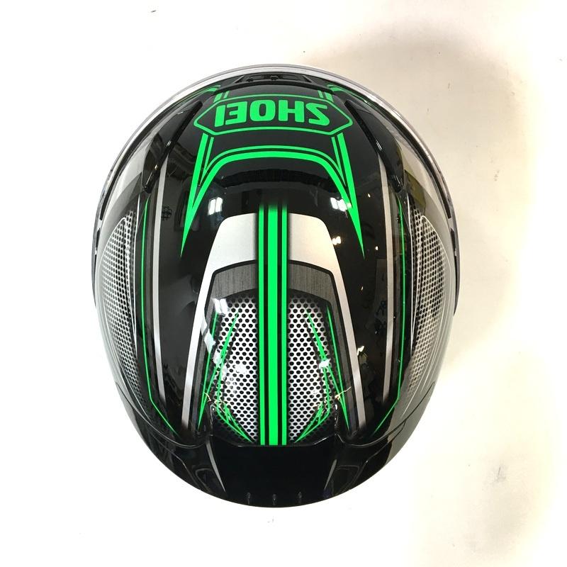 ぶ*じ様 SHOEI フルフェイスヘルメット ホワイト/ブラック/グリーン ぶ*じ様 SHOEI フルフェイスヘルメット ホワイト/ブラック/グリーン ぶ