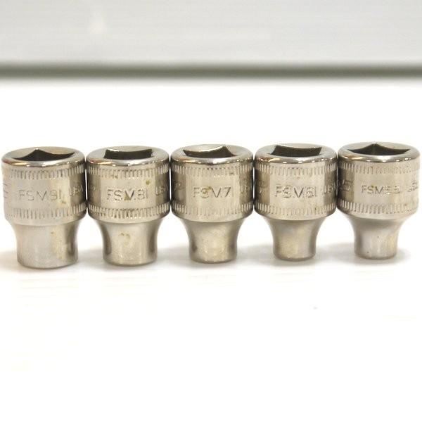 Snap-on 3/8 シャローソケットセット FSM 5.5-26mm 22点セット 6