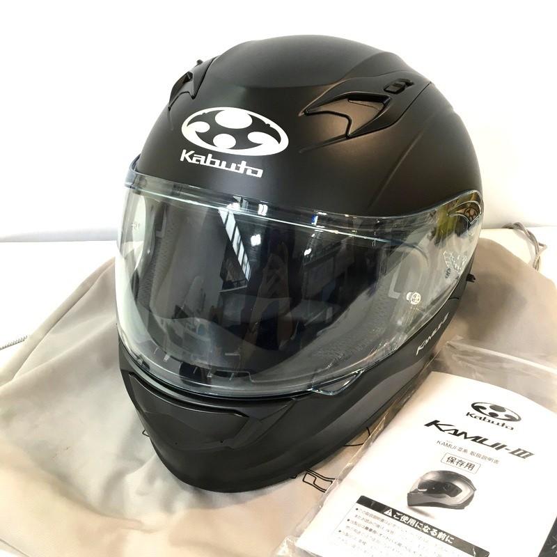 【美品】OGK KABUTO フルフェイス KAMUI3 マットブラック S OGK KABUTO オージーケーカブト KAMUI3 フルフェイスヘルメット 除菌消