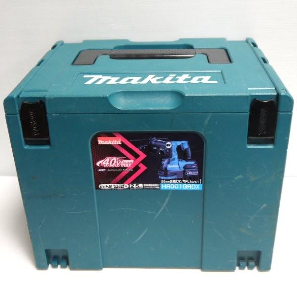 マキタ 28mm 充電式ハンマドリル HR001GRDX 40Vmax 2.5Ah ブルー 青色 コードレス ハンマードリル makita ≡DT4302｜sunstep｜10