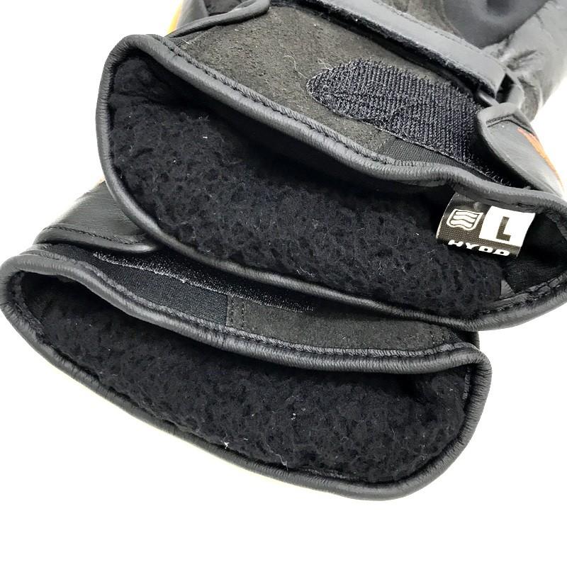 ヒョウドウ ウィンターグローブ Lサイズ 黒 ブラック 手袋 刺繍