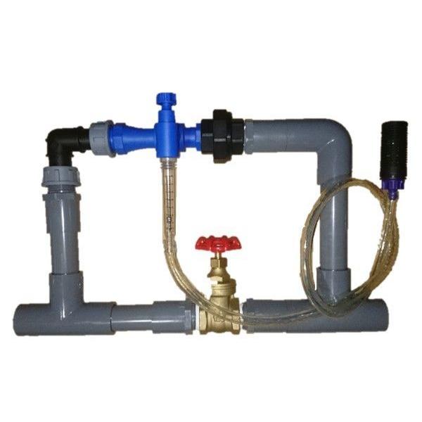 サンフレックスAQUA液肥注入器ブルーインジェクター（流量計付）SQ-40-R