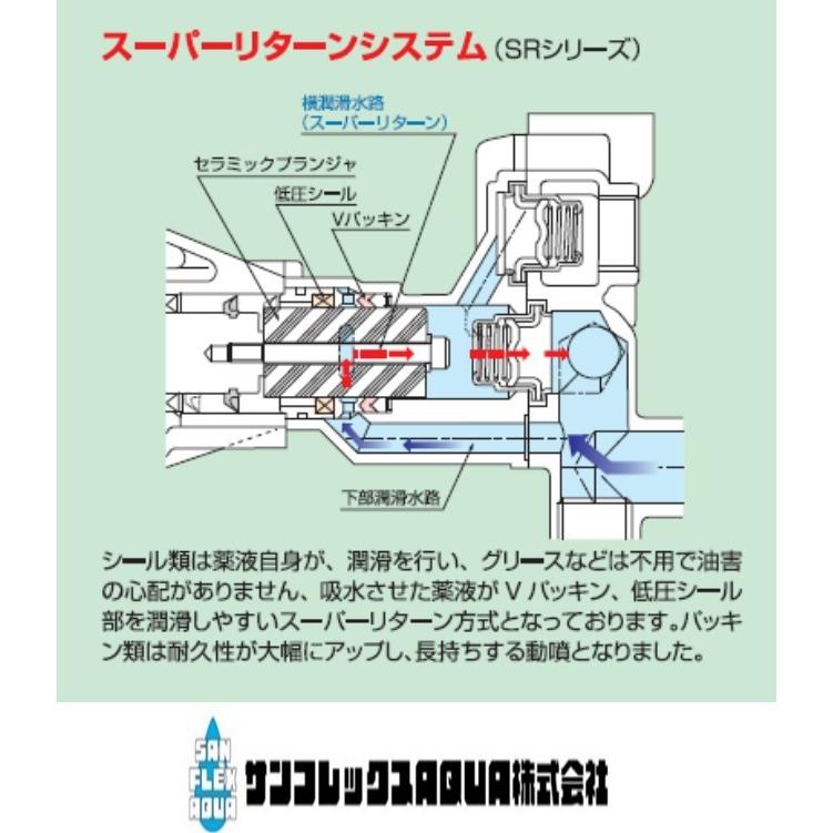 有光工業 単体動力噴霧機 SR-305 セラミックプランジャー : 散水 有光工業 単体動力噴霧機 SR-305 セラミックプランジャー : 散水