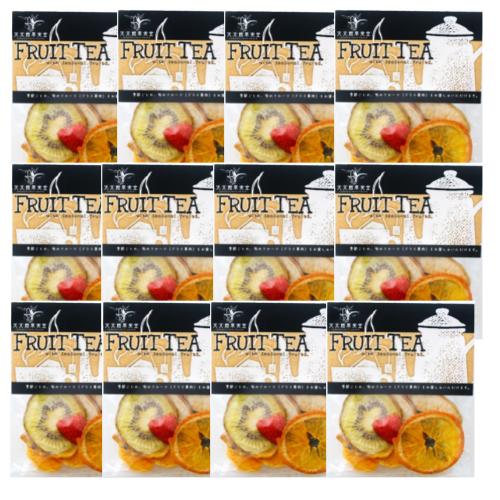 ドライ フルーツティー紅茶12個入 送料無料 無添加 天文館果実堂ドライフルーツ 紅茶 ホワイトデー かわいい プチギフト まとめ買い 国産 小分け お返し 素晴らしい価格 御礼