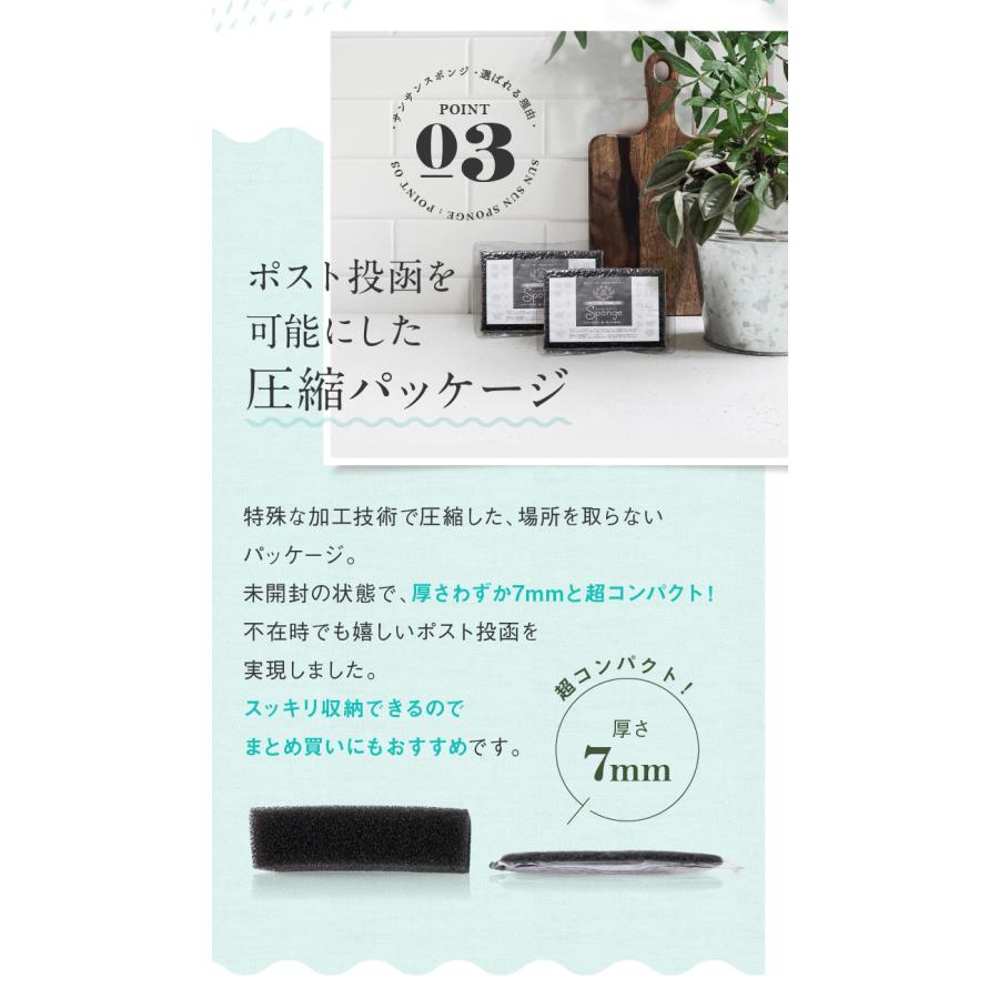 サンサンスポンジ キッチンスポンジ 1個 台所用中性洗剤 サンセブンハイアール 100g お試し 1000円セット スポンジ 食器洗いキッチン【公式ストア】 | サンサンスポンジ | 08