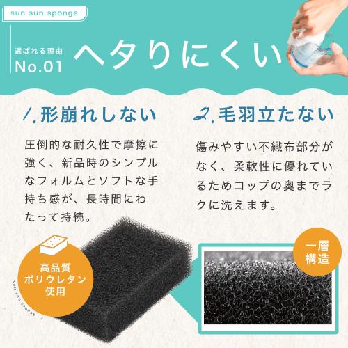 【期間限定】サンサンスポンジ 夏 2026  4色セット キッチンスポンジ 食器洗い お風呂 レンジ周り 用途いろいろ 驚きの水切れ＆泡立ち 丈夫で長持ち 台所用品 |  | 03