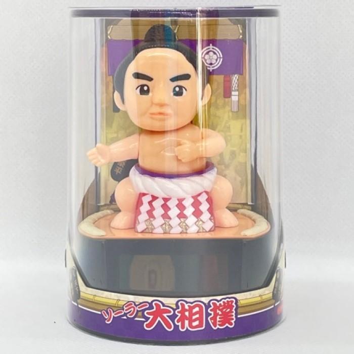 ソーラー人形 大相撲 サンタ 玩具 ソーラーパワー 可愛い すもう 首