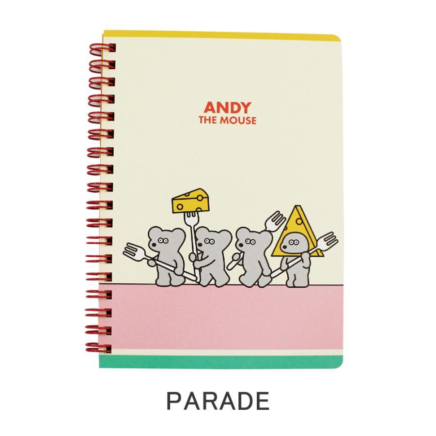 ねずみのANDY B6リングノート AN1503/AN1504 松本セイジの「ねずみの