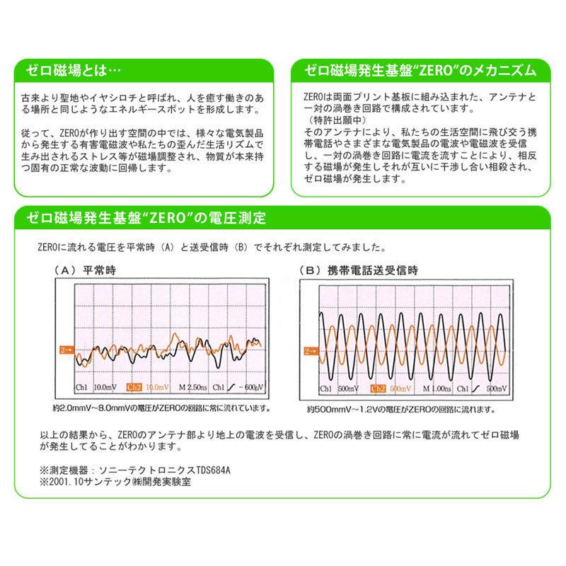 DZ8800 ZERO磁場 電磁波防止シール キャラクター 日本製 ゼロ磁場 くま