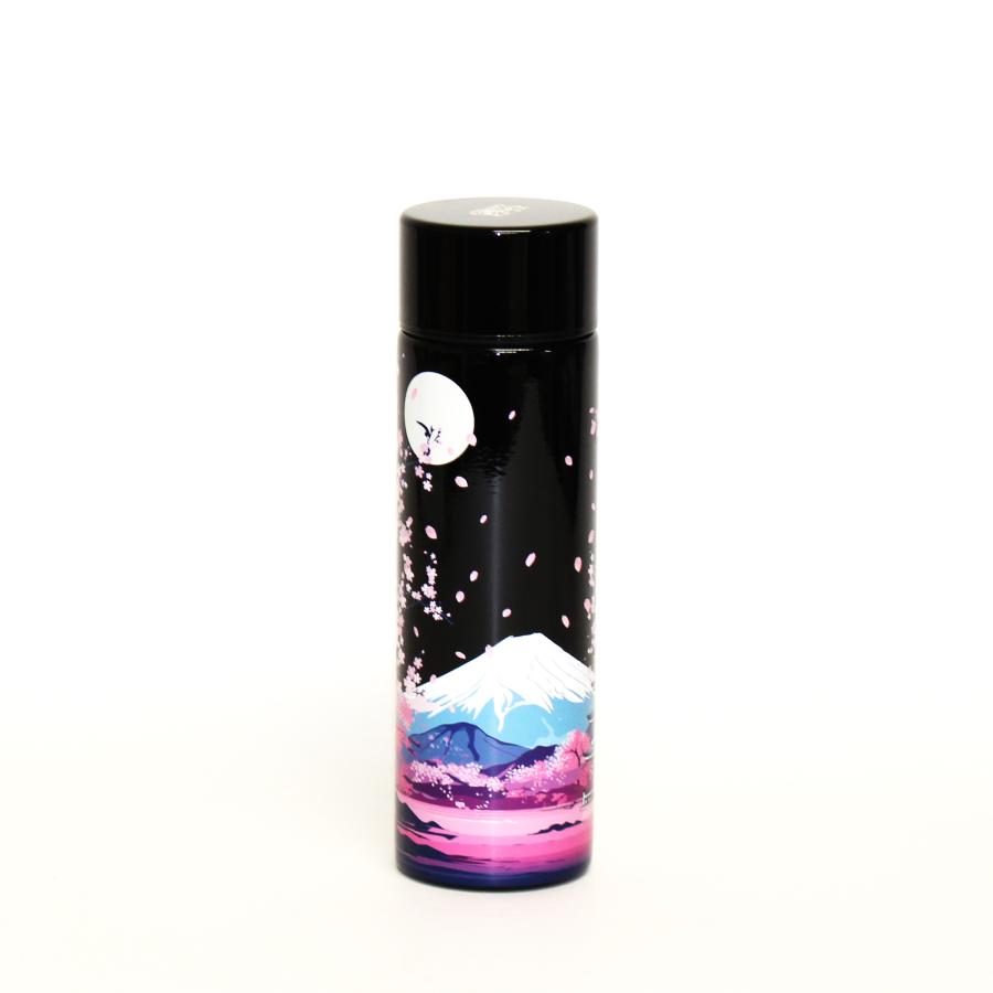 山中塗ステンレスマグボトル 140ml 桜 さくら 小型ステンレス