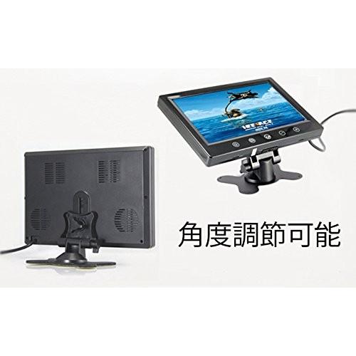 バックモニター セット 9インチ バックカメラ 12V 24V 防水 暗視 LED