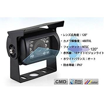 バックモニター セット 9インチ バックカメラ 12V 24V 防水 暗視 LED
