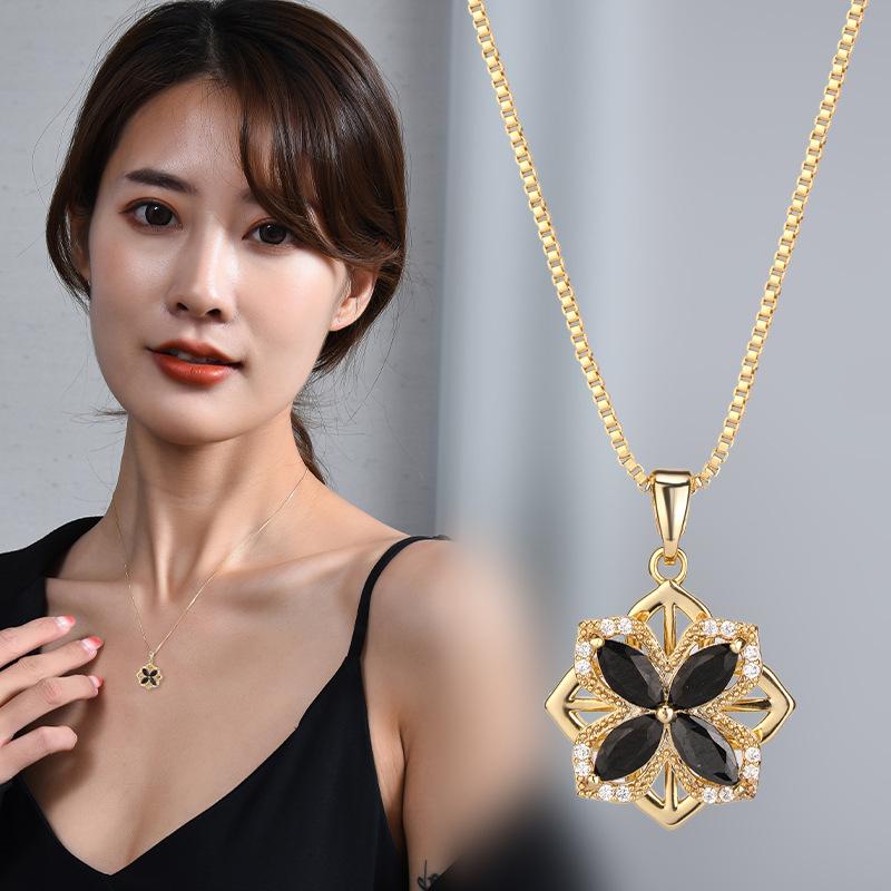 ネックレス ペンダント ロングチェーン レディースアクセサリー ダイヤ シルバー ゴールド シンプル : 雑貨ショップOGAWA - 通販 ...